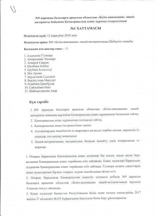 Жоспар