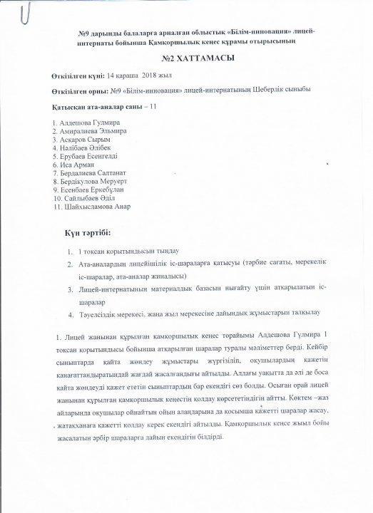 Жоспар